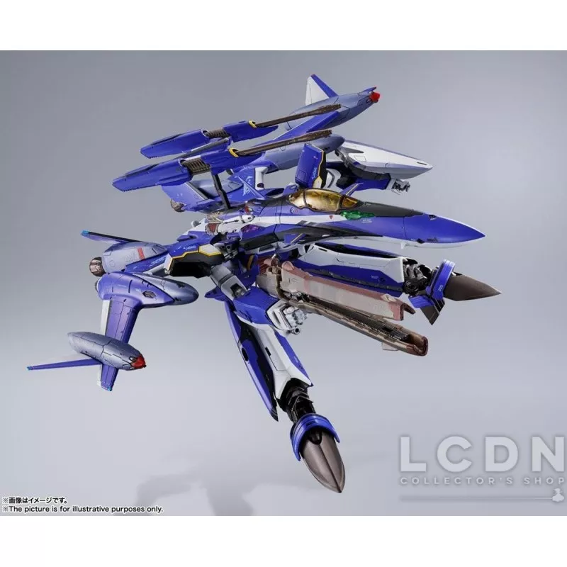 Macross Movie: Absolut Live Diecast DX Chogokin Action Figure YF-29 Durandal (Maximilian Genius) Full Set Pack 22cm