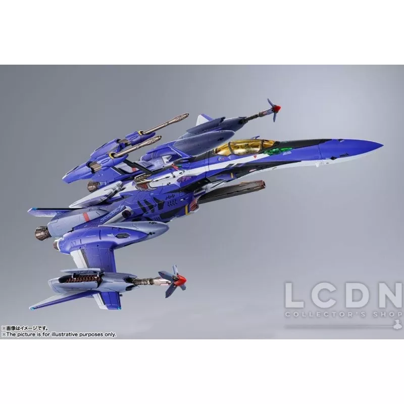 Macross Movie: Absolut Live Diecast DX Chogokin Action Figure YF-29 Durandal (Maximilian Genius) Full Set Pack 22cm