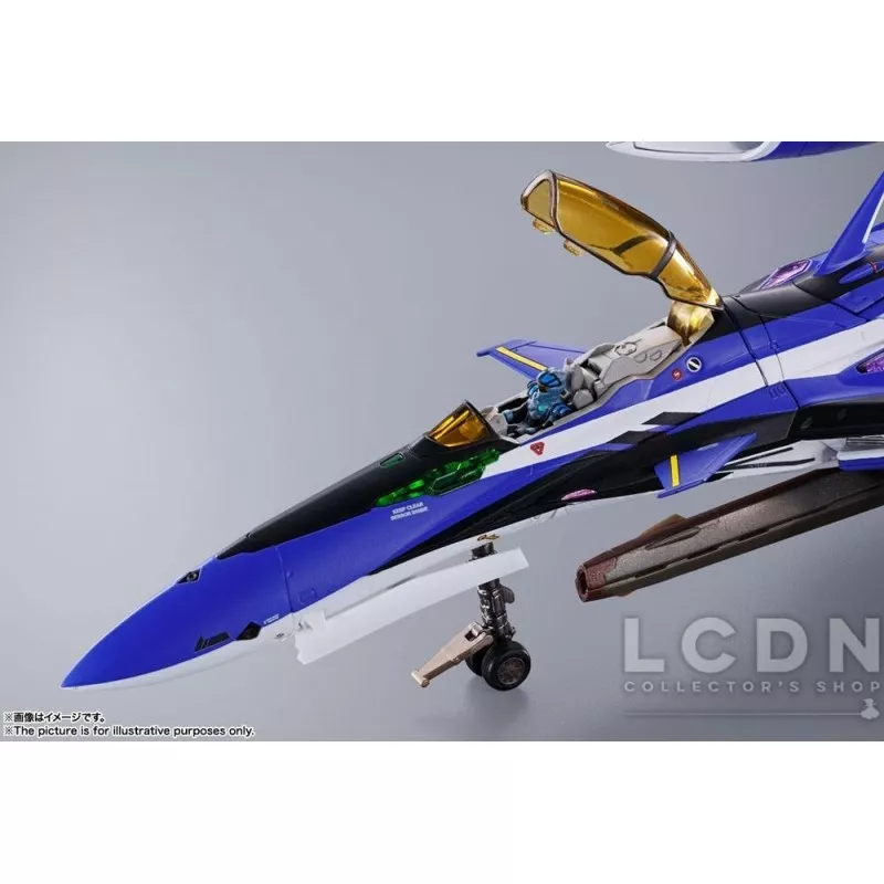 Macross Movie: Absolut Live Diecast DX Chogokin Action Figure YF-29 Durandal (Maximilian Genius) Full Set Pack 22cm