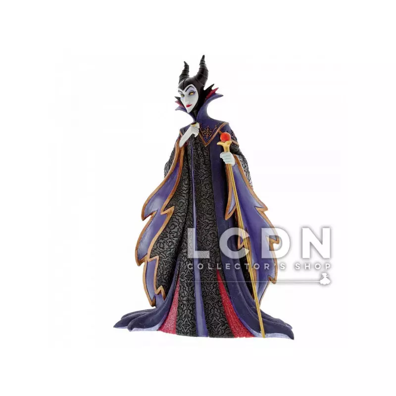 Disney Haute Couture Blanche-Neige et les Sept Nains (Snow White and the Seven Dwarfs) Maléfique (Maleficent) Statue résine 22cm