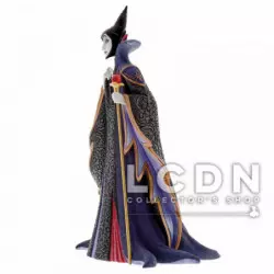 Disney Haute Couture Blanche-Neige et les Sept Nains (Snow White and the Seven Dwarfs) Maléfique (Maleficent) Statue résine 22cm