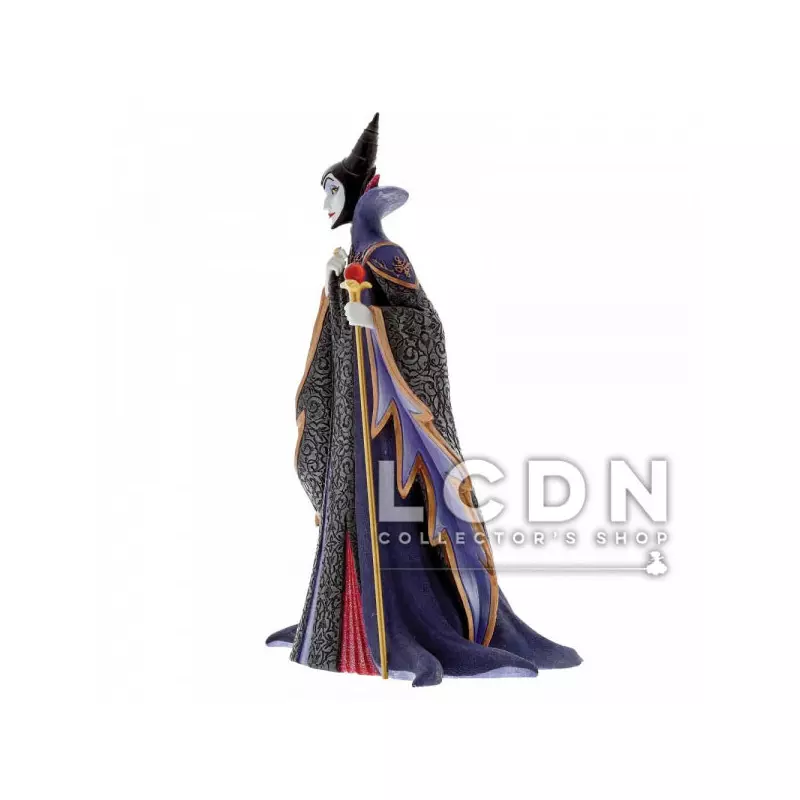 Disney Haute Couture Blanche-Neige et les Sept Nains (Snow White and the Seven Dwarfs) Maléfique (Maleficent) Statue résine 22cm