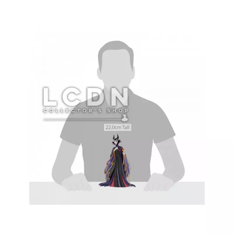 Disney Haute Couture Blanche-Neige et les Sept Nains (Snow White and the Seven Dwarfs) Maléfique (Maleficent) Statue résine 22cm