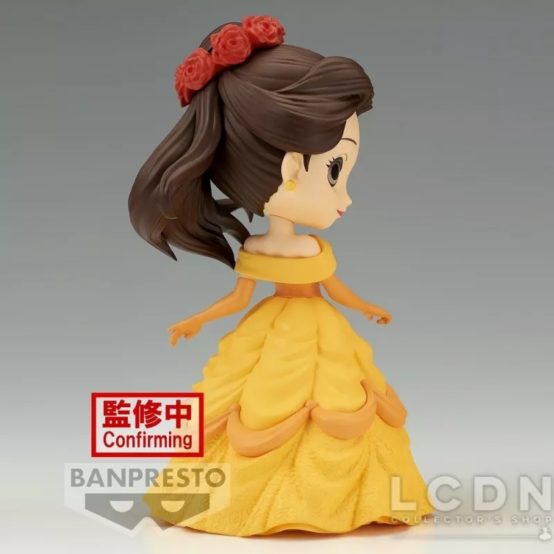 Disney Characters Flower Style Figurine Q Posket Belle Ver.A 14cm