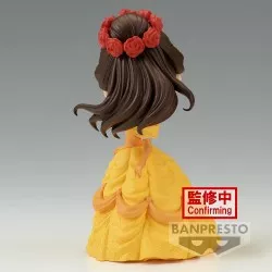 Disney Characters Flower Style Figurine Q Posket Belle Ver.A 14cm