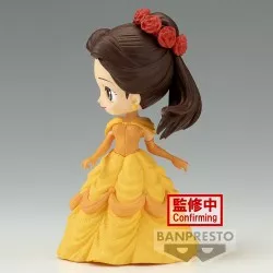 Disney Characters Flower Style Figurine Q Posket Belle Ver.A 14cm