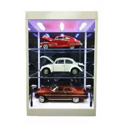 Display Case White with LED...