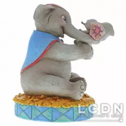 Disney Traditions Jim Shore Mrs Jumbo & Dumbo A Mother's Unconditional Love Statue résine 19cm