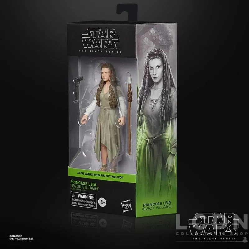 Star Wars Episode VI The Black Series Action Figurine Princess Leia (Ewok Village) 15cm