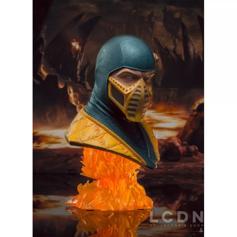 Mortal Kombat Legends in 3D Bust 1/2 Scorpion 25 cm