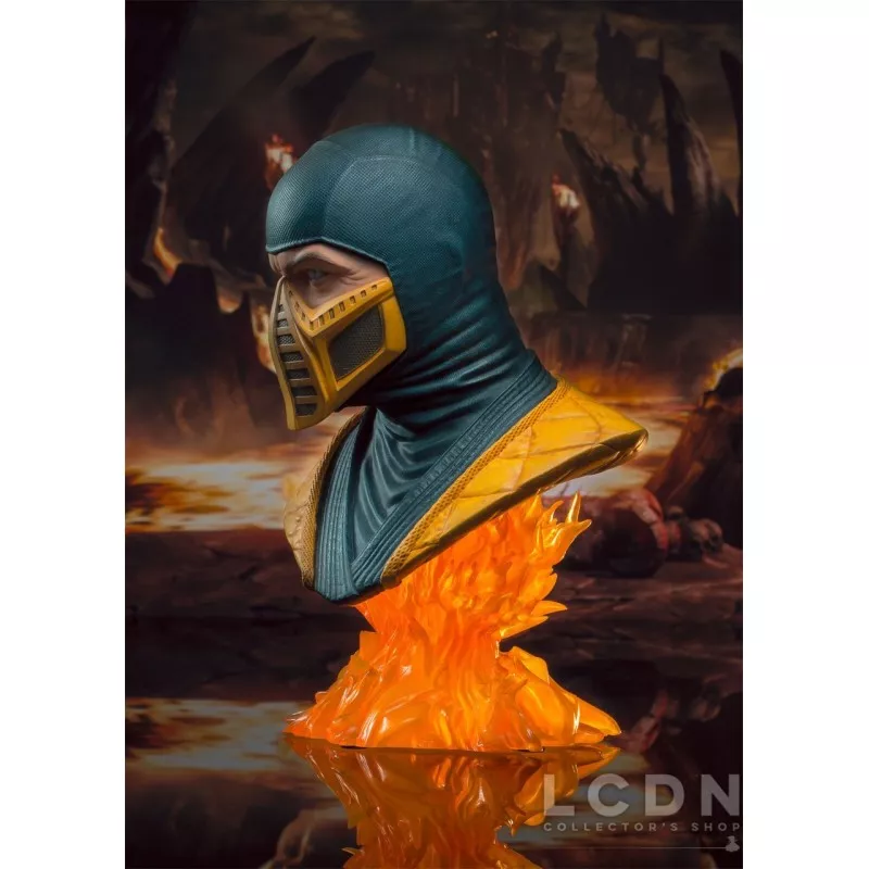 Mortal Kombat Legends in 3D Bust 1/2 Scorpion 25 cm