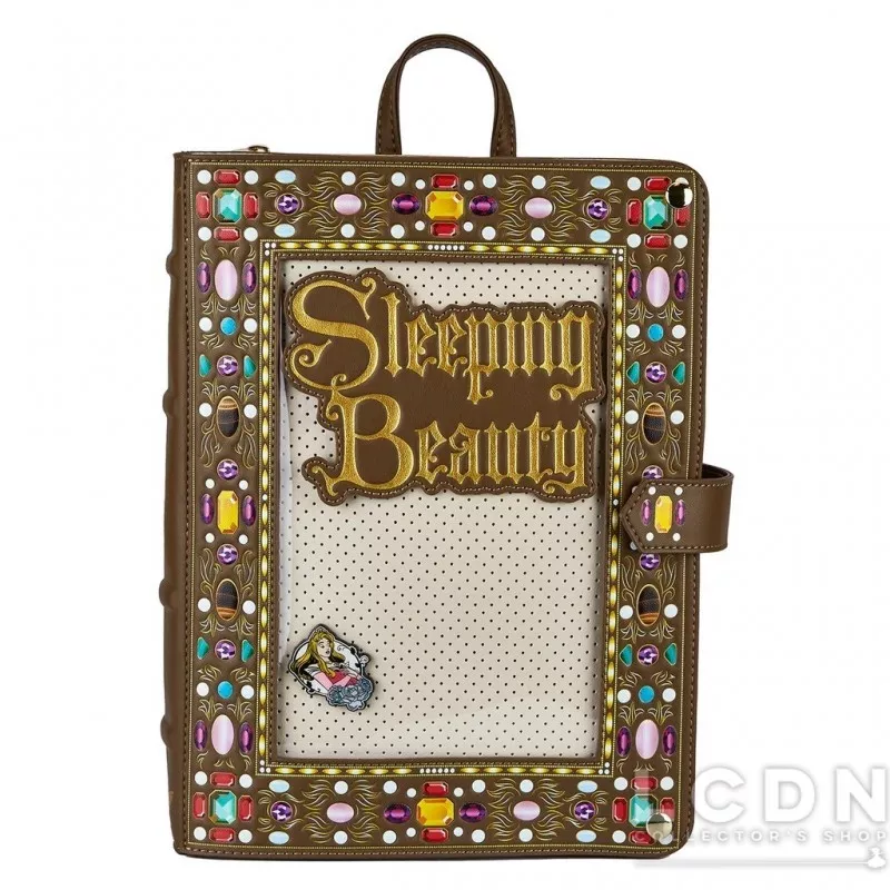 Disney Backpack Sleeping Beauty Pin Collector 30cm