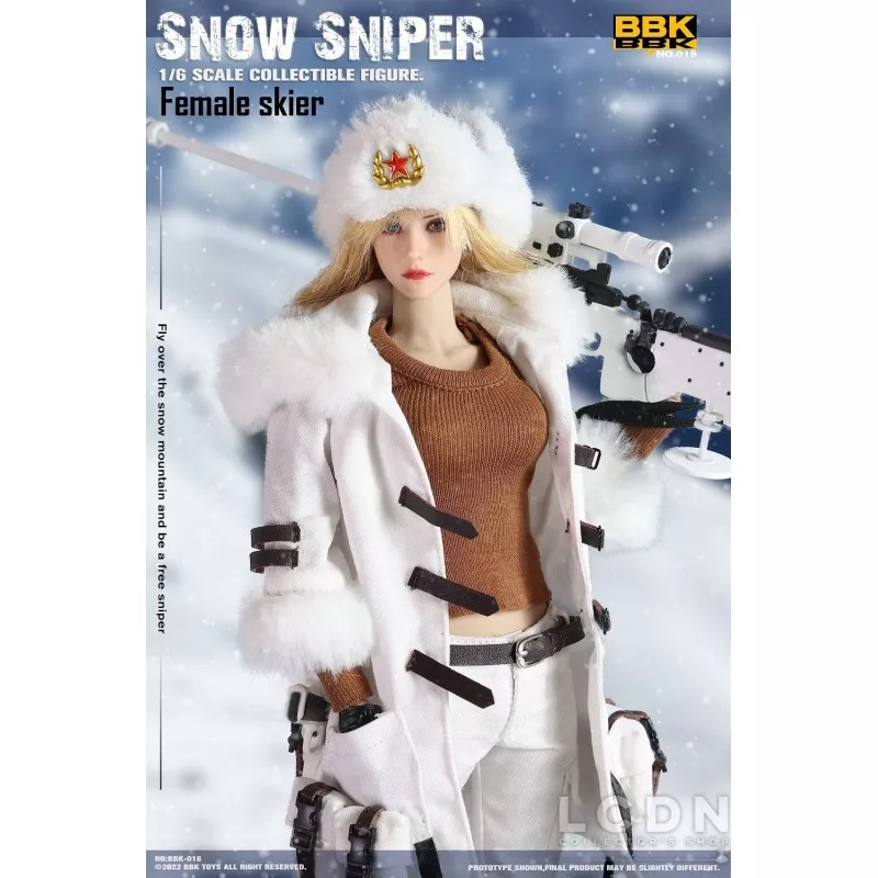 Snow Sniper Collectible Action Figure 1/6 BBK BBK018