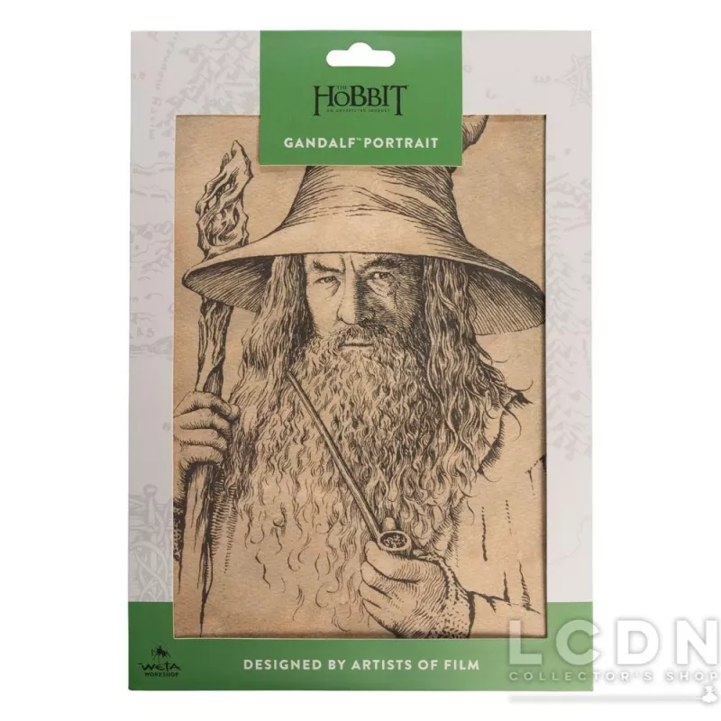 The Hobbit Art Print Portrait of Gandalf The Grey 21x28 cm