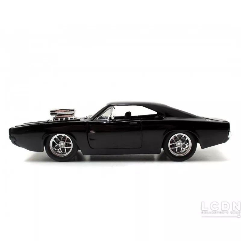 Fast and Furious 7 VII 1970 Dodge Charger Street Black Jada Toys 97059 1/24