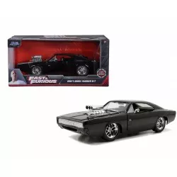Fast and Furious 7 VII 1970 Dodge Charger Street Black Jada Toys 97059 1/24