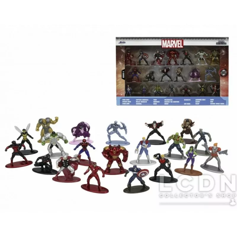 Marvel Avengers Metal Nano Figurine Multi Pack 20 pièces Wave 6 4cm