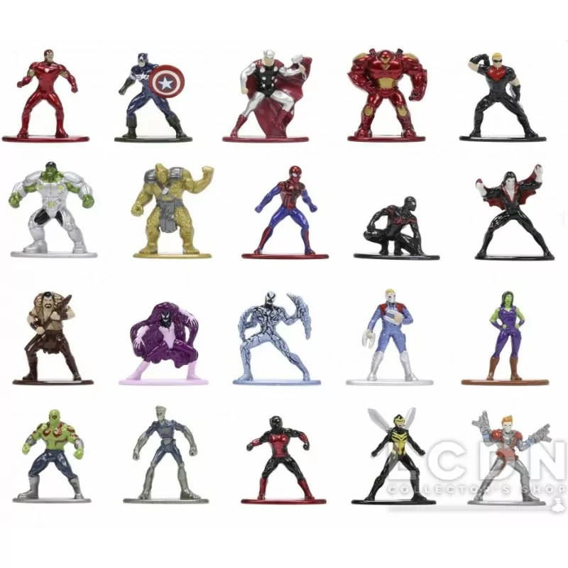 Marvel Avengers Metal Nano Figurine Multi Pack 20 pièces Wave 6 4cm