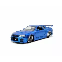 Fast and Furious 4 IV 2002 Nissan Skyline GT-R Bleu Jada Toys 97173 1/24