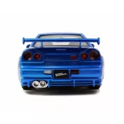 Fast and Furious 4 IV 2002 Nissan Skyline GT-R Bleu Jada Toys 97173 1/24