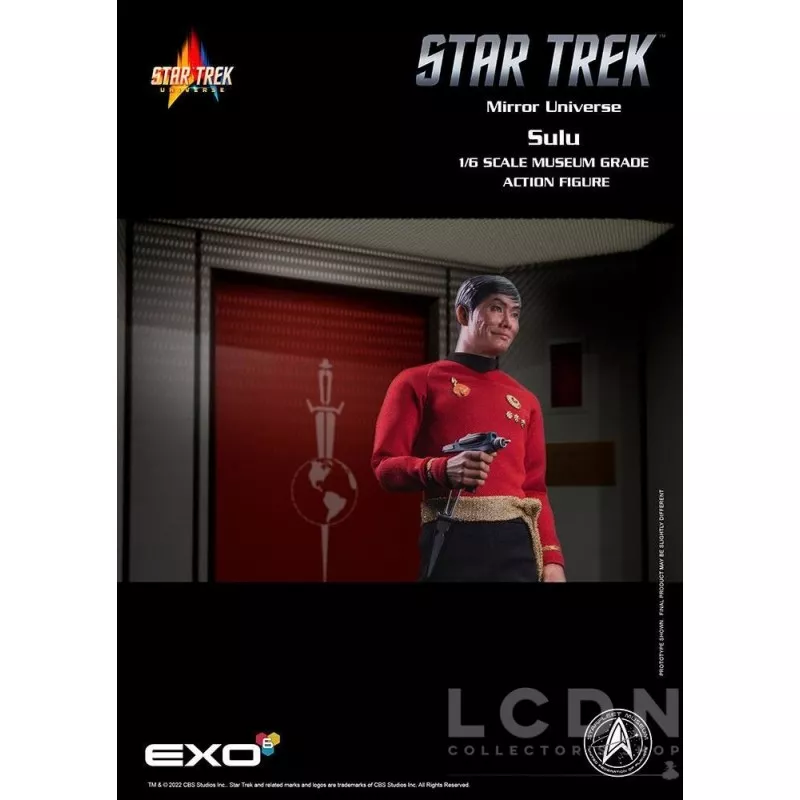 Star Trek The Original Series Collectible Action Figurine 1/6 Mirror Universe Sulu 28cm