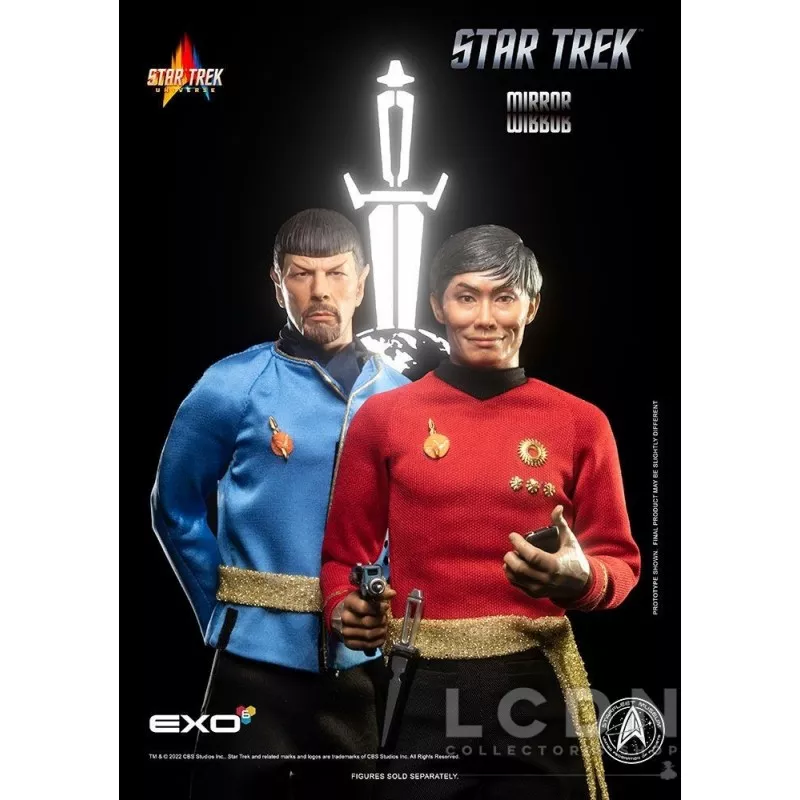 Star Trek The Original Series Collectible Action Figurine 1/6 Mirror Universe Sulu 28cm