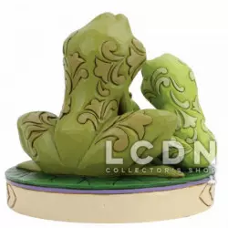 Disney Tradition Jim Shore La Princesse et la Grenouille Amorous Amphibians Tiana et Prince Naveen Statue résine 11cm