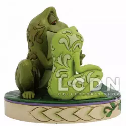 Disney Tradition Jim Shore La Princesse et la Grenouille Amorous Amphibians Tiana et Prince Naveen Statue résine 11cm