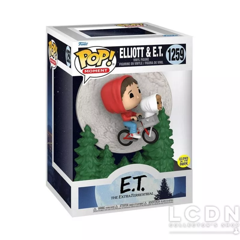 E.T. l´extra-terrestre POP! Moment Elliot and ET Flying (Glow in