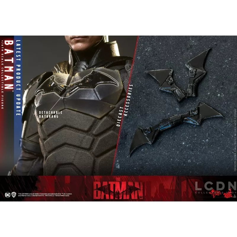 Hot Toys MMS638 The Batman Collectible Action Figure 1/6 Batman 31cm