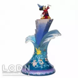 Disney Traditions Jim Shore Summit of Imagination Fantasia Mickey Sorcier Masterpiece Statue Résine 46cm