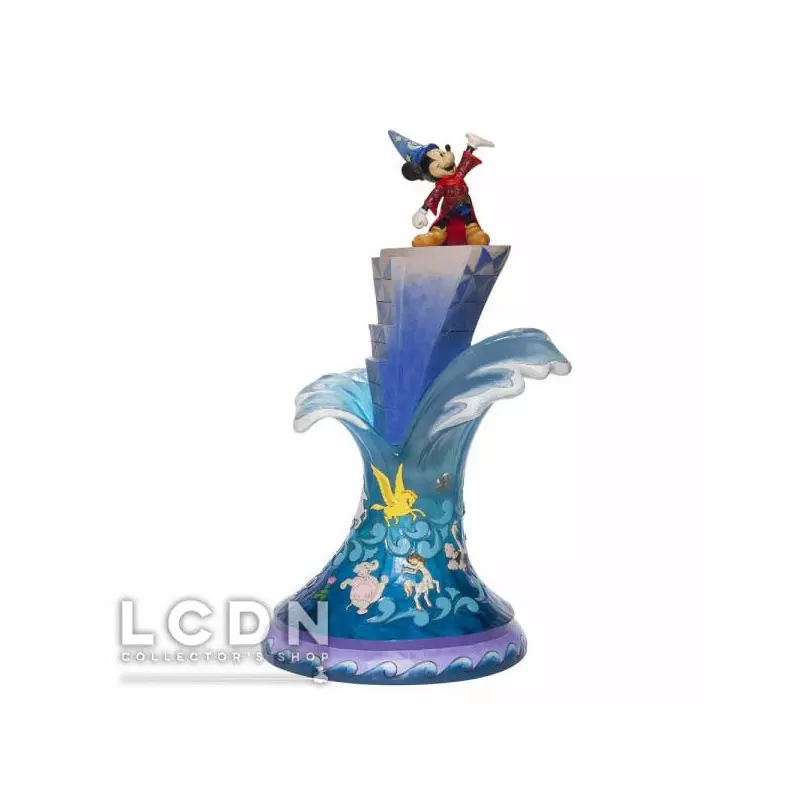 Disney Traditions Jim Shore Summit of Imagination Fantasia Mickey Sorcier Masterpiece Statue Résine 46cm