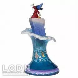 Disney Traditions Jim Shore Summit of Imagination Fantasia Mickey Sorcier Masterpiece Statue Résine 46cm