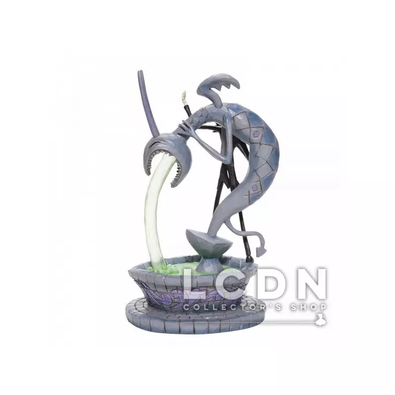 Disney Traditions Jim Shore Soulful Soliloquy Jack Skellington on Fountain Resin Statue 24cm