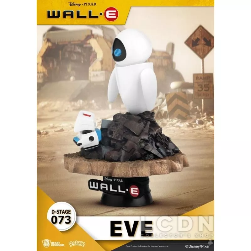 Disney Wall-E Diorama D-Stage Eve 14cm
