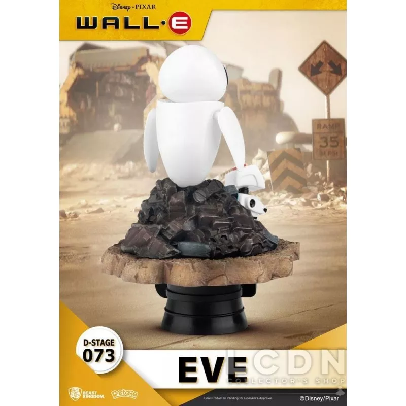 Disney Wall-E Diorama D-Stage Eve 14cm