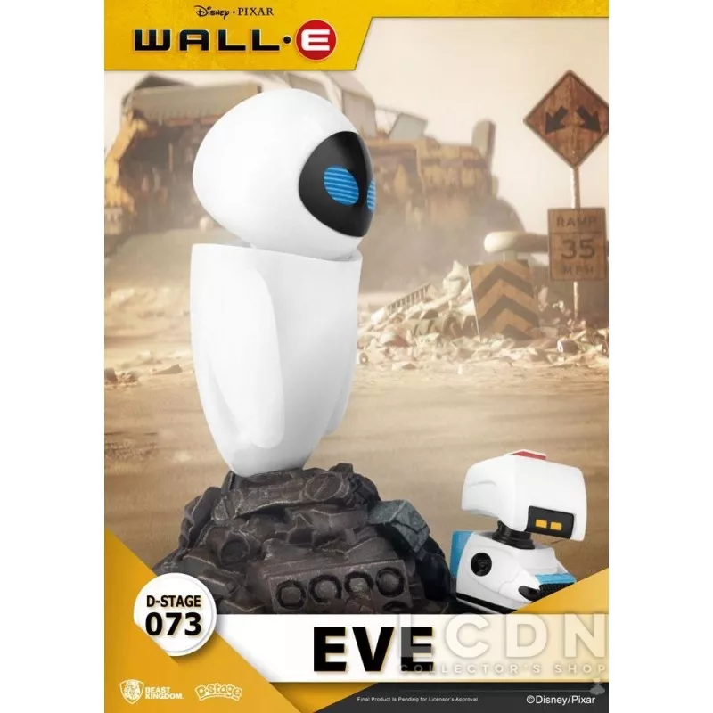 Disney Wall-E Diorama D-Stage Eve 14cm