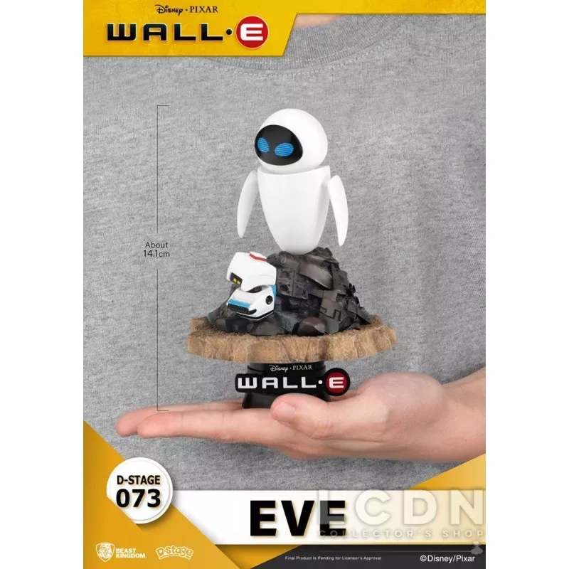 Disney Wall-E Diorama D-Stage Eve 14cm