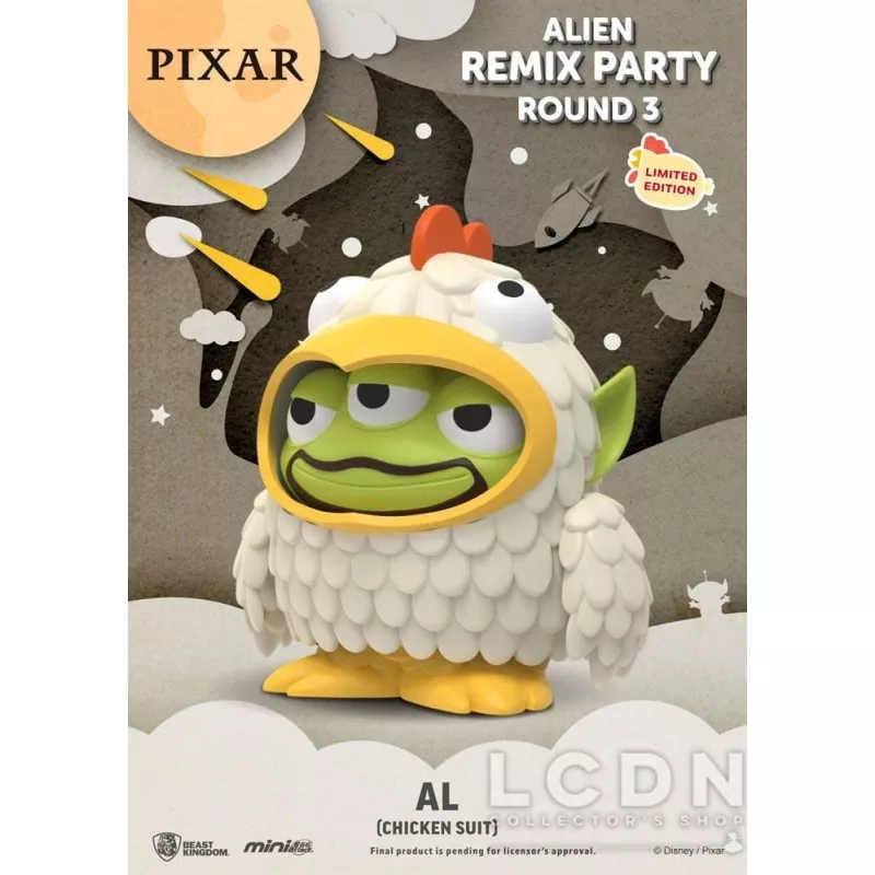 Disney Toy Story Pack de 8 Figurines Mini Egg Attack Alien Remix Party Round 3 8cm
