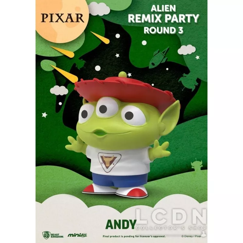 Disney Toy Story Pack de 8 Figurines Mini Egg Attack Alien Remix Party Round 3 8cm