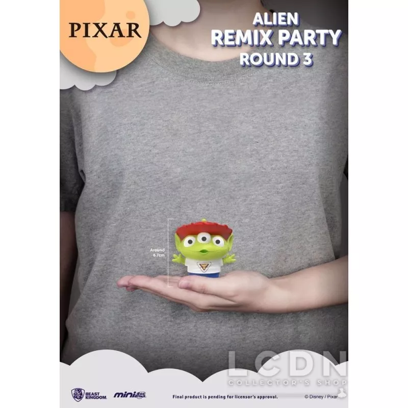 Disney Toy Story Pack de 8 Figurines Mini Egg Attack Alien Remix Party Round 3 8cm