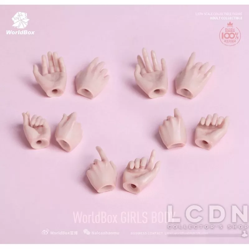 Female Body Girl Body 1/6 Skin Color Pale WorldBox AT201