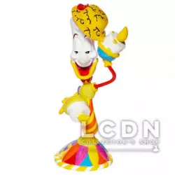 Disney by Romero Britto Beauty and the Beast Lumiere Resin Figure 9cm