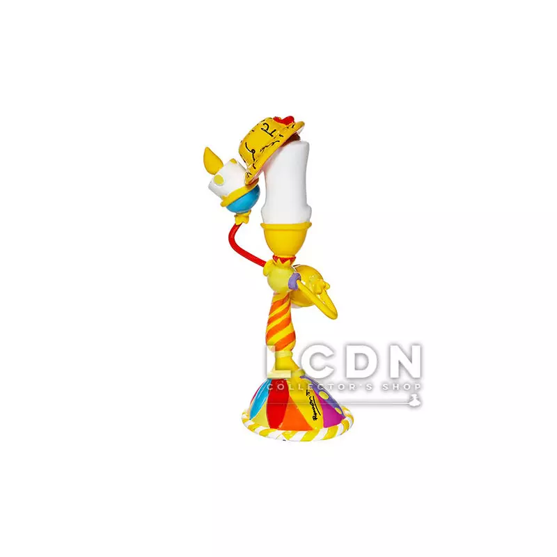 Disney by Romero Britto Beauty and the Beast Lumiere Resin Figure 9cm