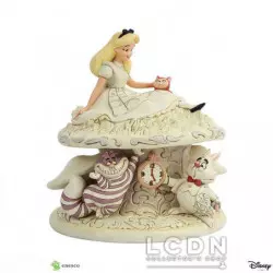 Disney Alice in Wonderland Statue White Woodland Alice 18 cm