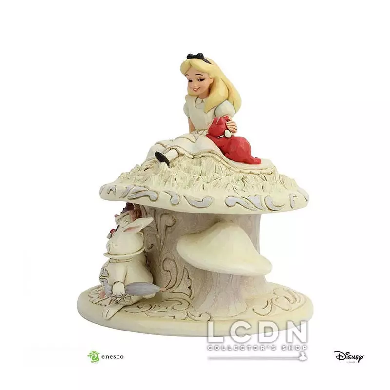 Disney Alice in Wonderland Statue White Woodland Alice 18 cm