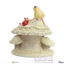 Disney Alice in Wonderland Statue White Woodland Alice 18 cm