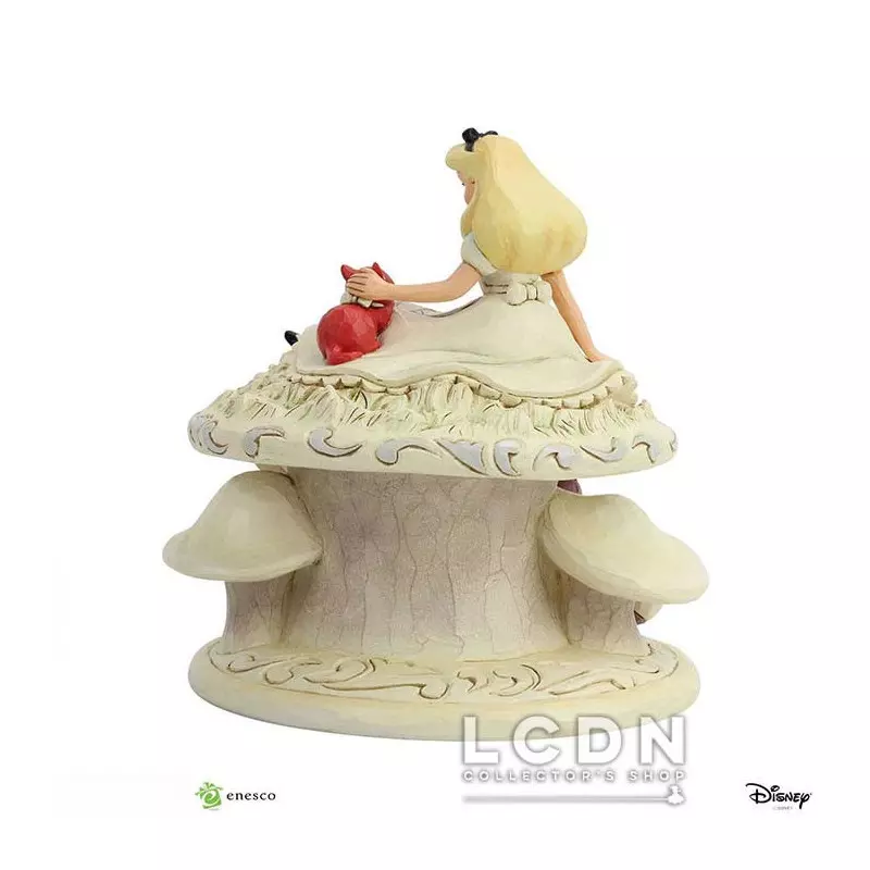 Disney Alice in Wonderland Statue White Woodland Alice 18 cm