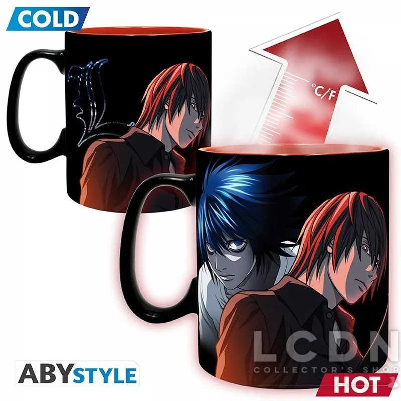 Death Note Mug Heat Change Kira &amp; Ryuk 460ml