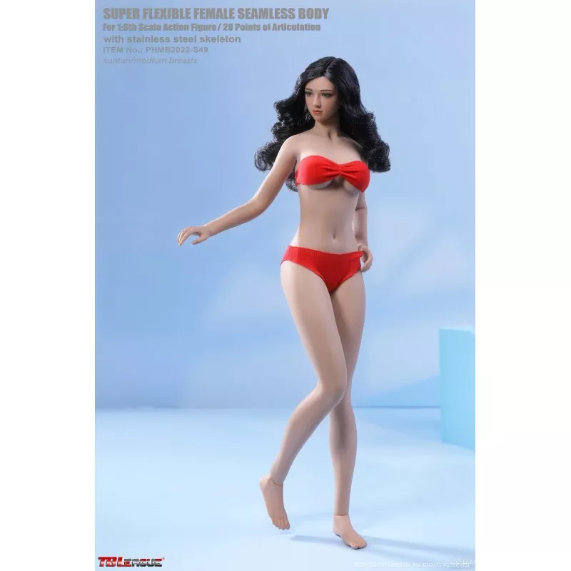 Female Body 1/6 Suntan Middle Chest Narrow shoulders Long legs Slim waist (With Head) PHMB2022-S49